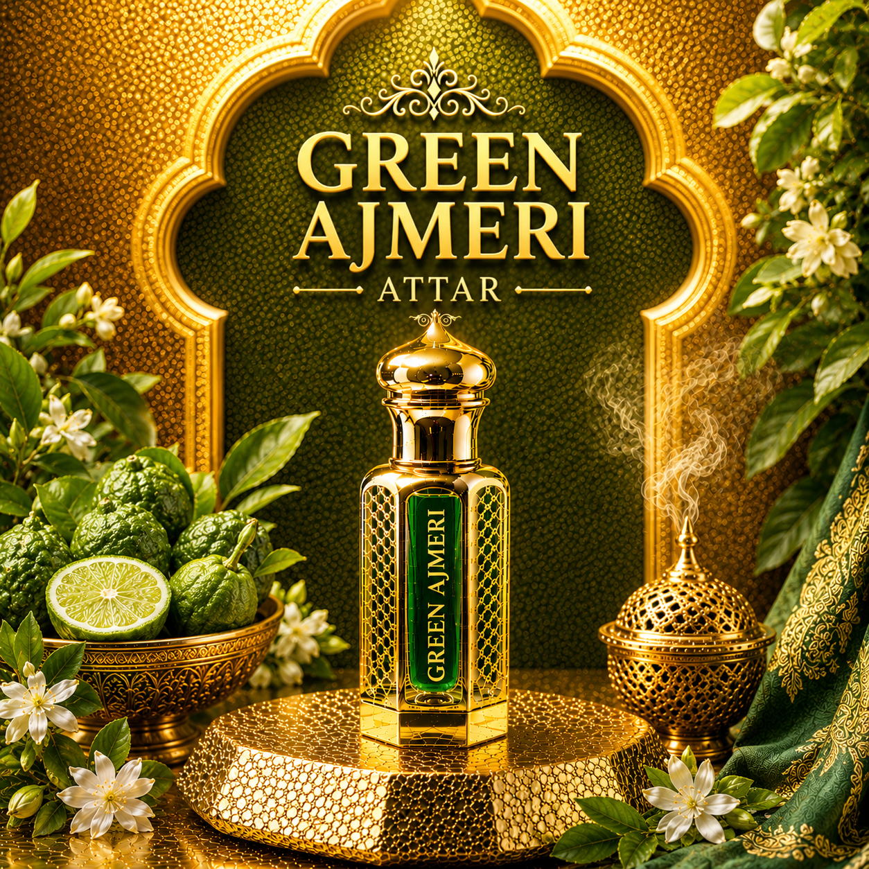 Green Ajmeri - Premium Concentrated Perfume Oil