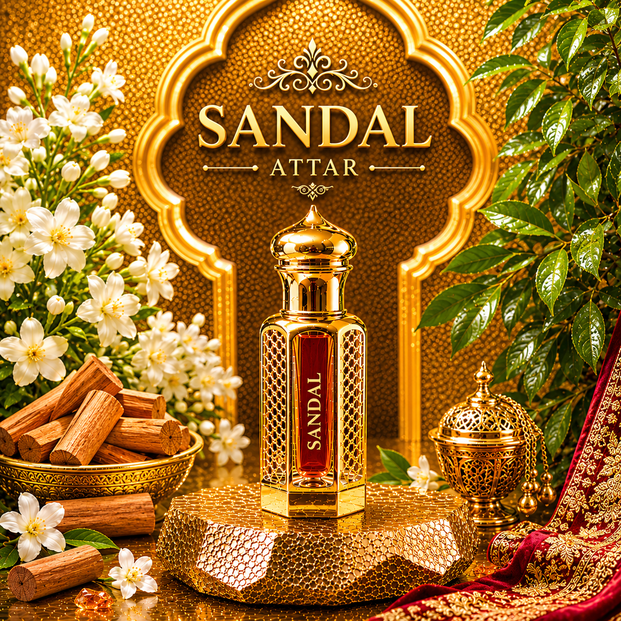 Sandal - Premium Concentrated Perfume Oil